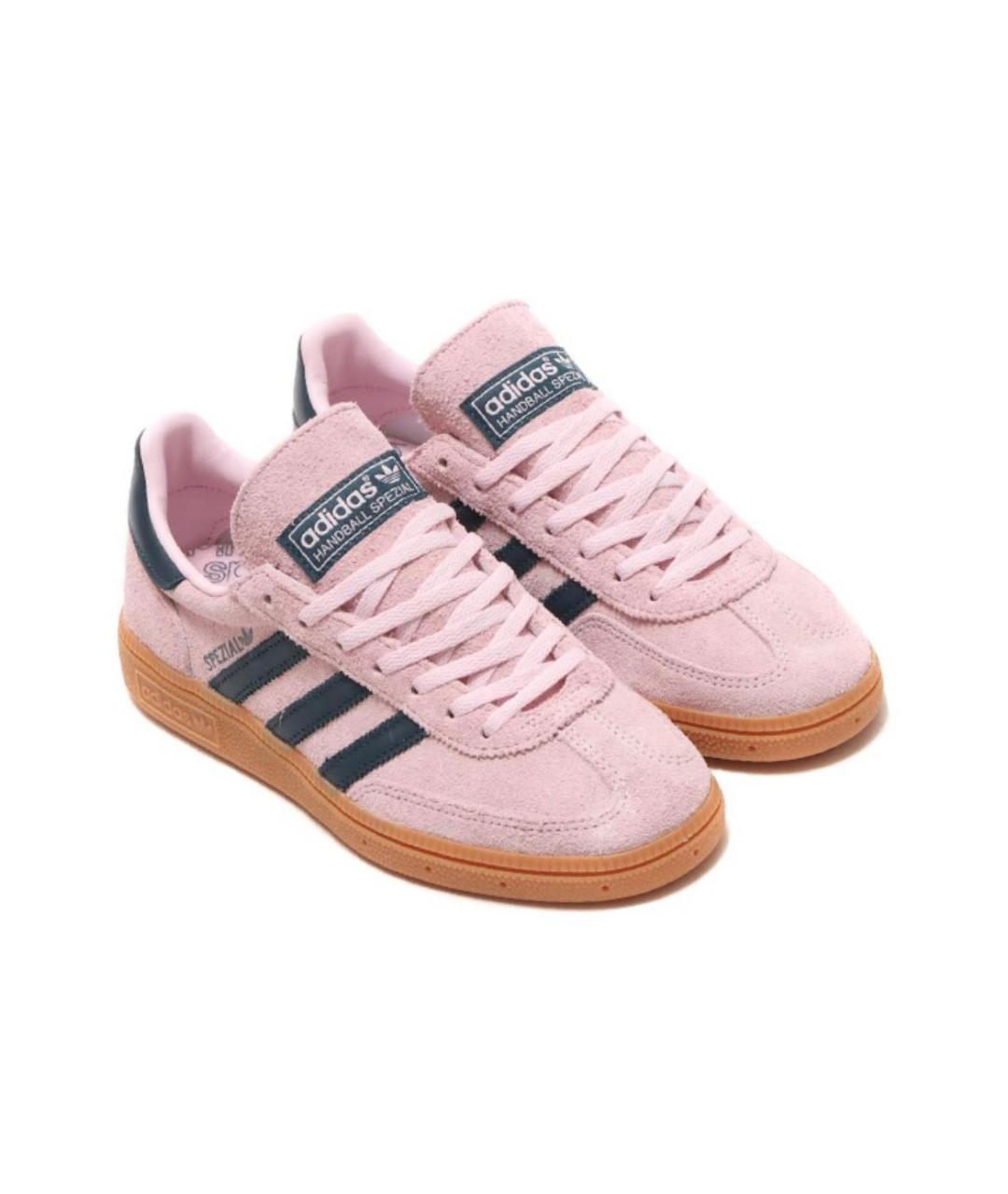 ADIDAS Розовые кожаные кроссовки, фото 2