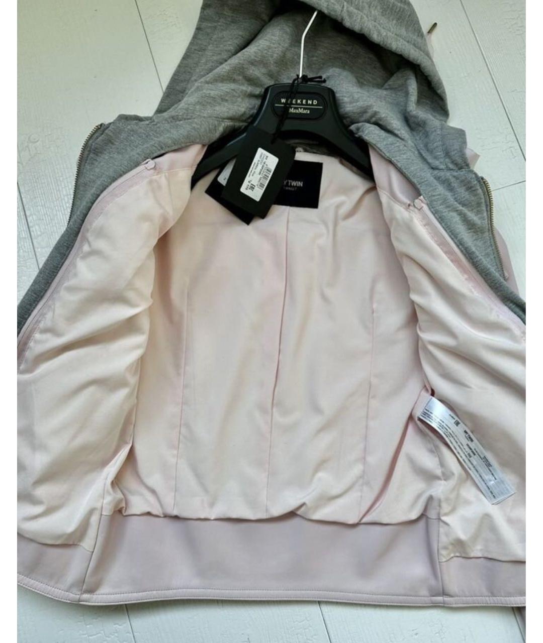 TWIN-SET Розовая куртка, фото 7