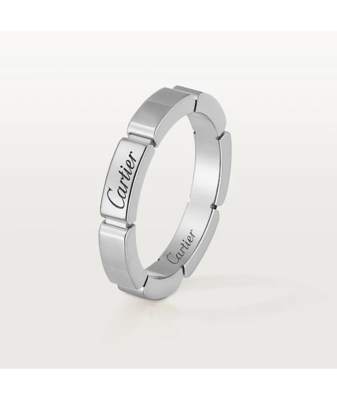 CARTIER Серебряное кольцо из белого золота, фото 4