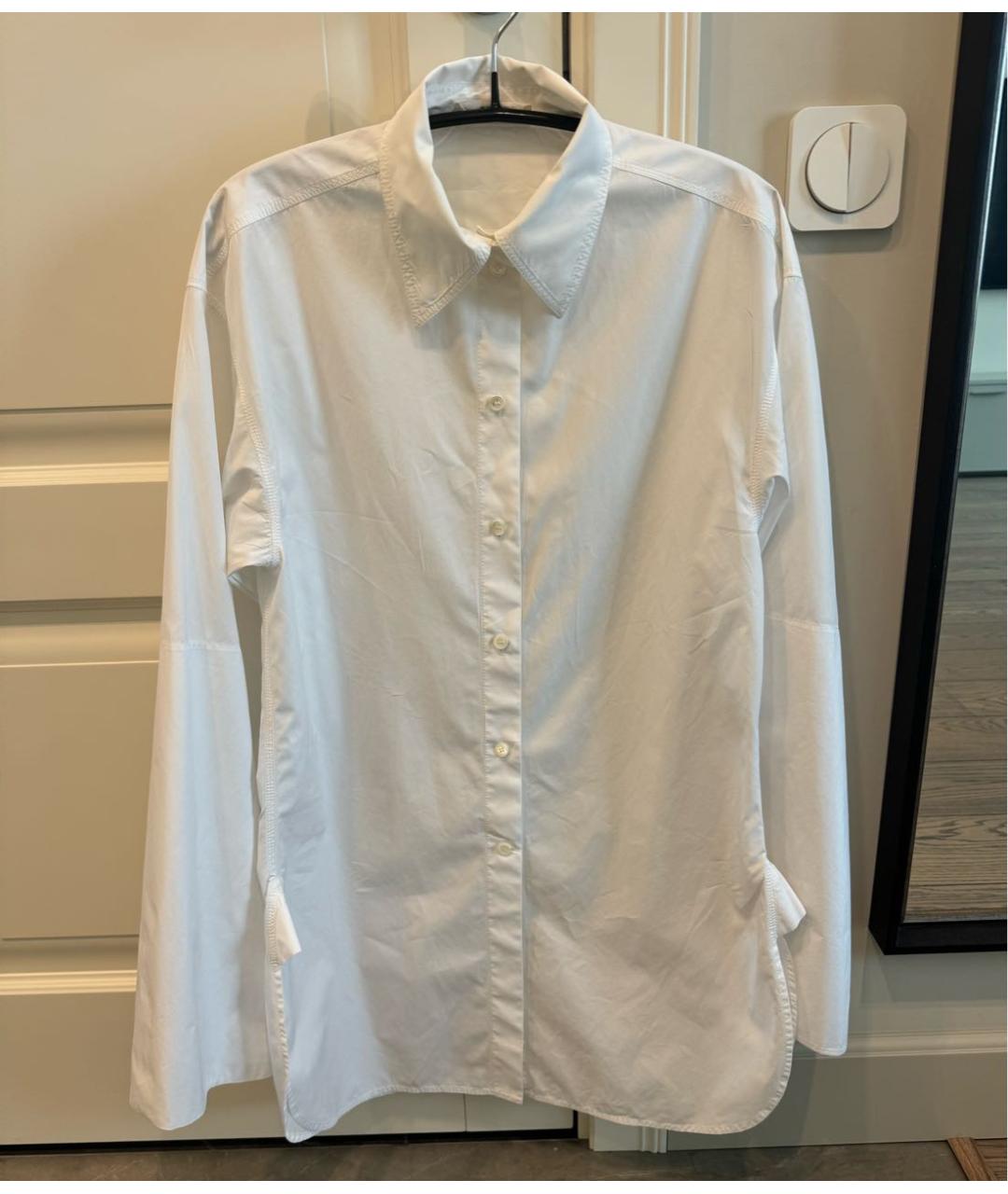 CELINE PRE-OWNED Белая хлопковая рубашка, фото 7