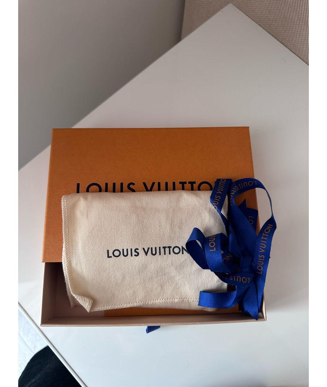 LOUIS VUITTON PRE-OWNED Черный кошелек, фото 5