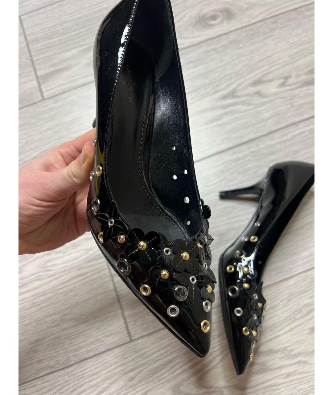 LOUIS VUITTON Черные туфли из лакированной кожи, фото 7