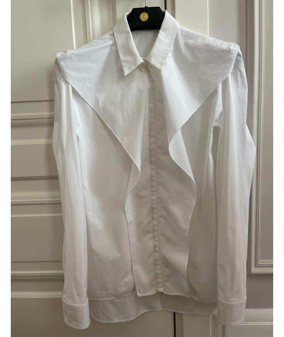 BALENCIAGA Белая хлопковая рубашка, фото 6