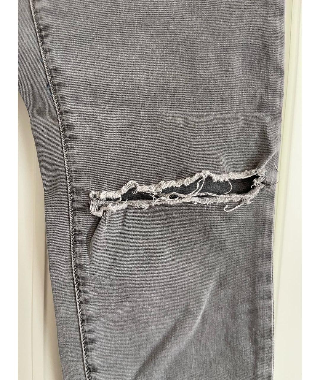 JBRAND Серые хлопко-эластановые джинсы слим, фото 4