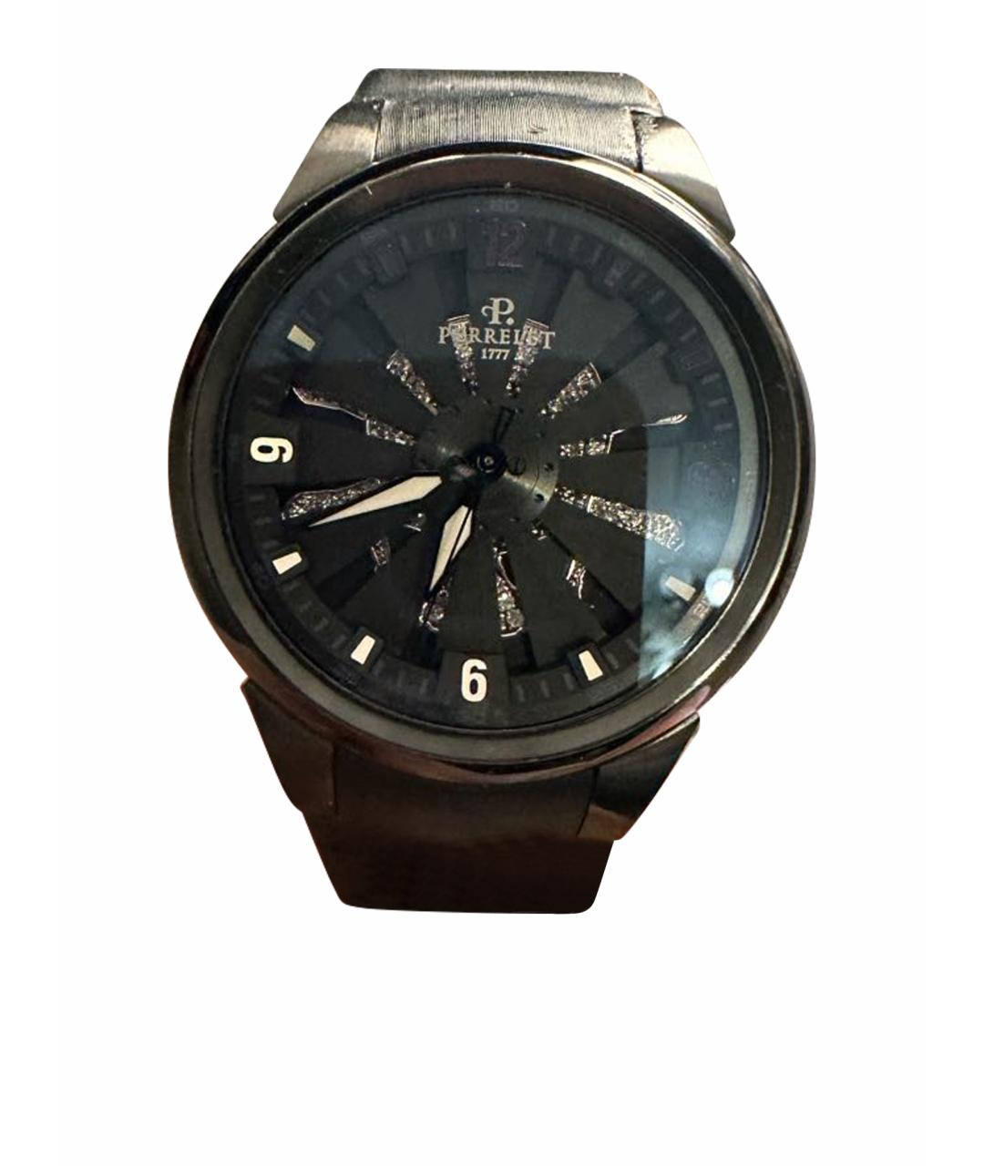 PERRELET Черные стальные часы, фото 1