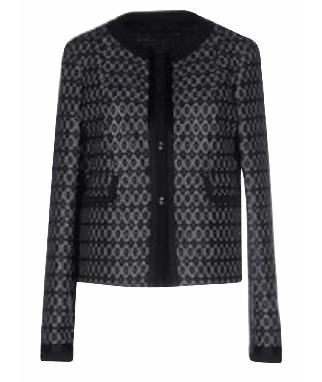 ETRO Черный твидовый жакет/пиджак, фото 8