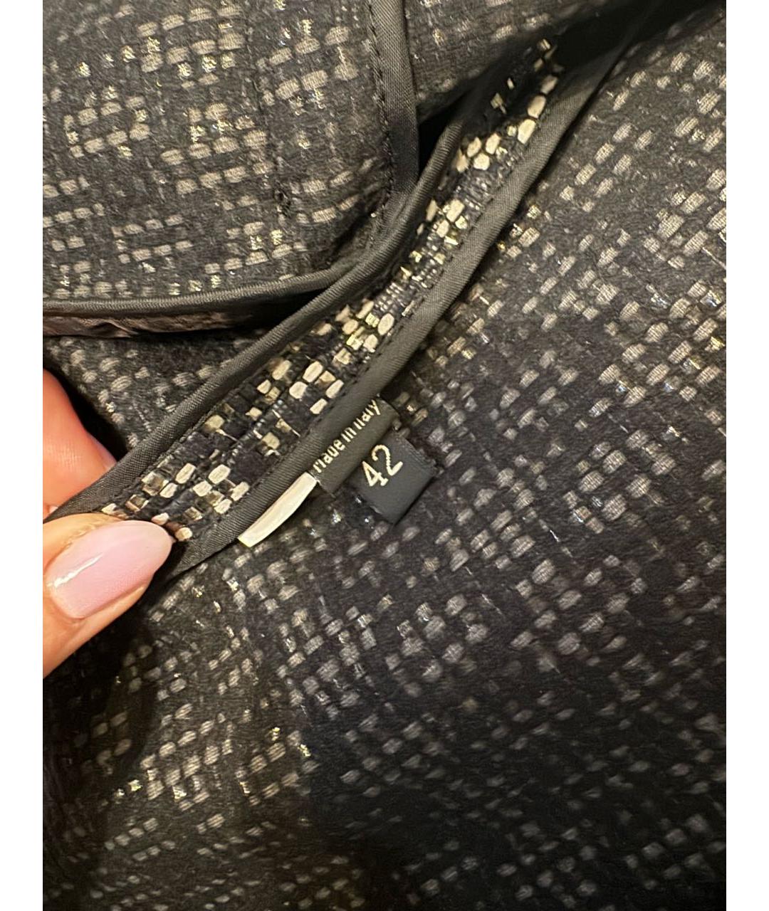 ETRO Черный твидовый жакет/пиджак, фото 5