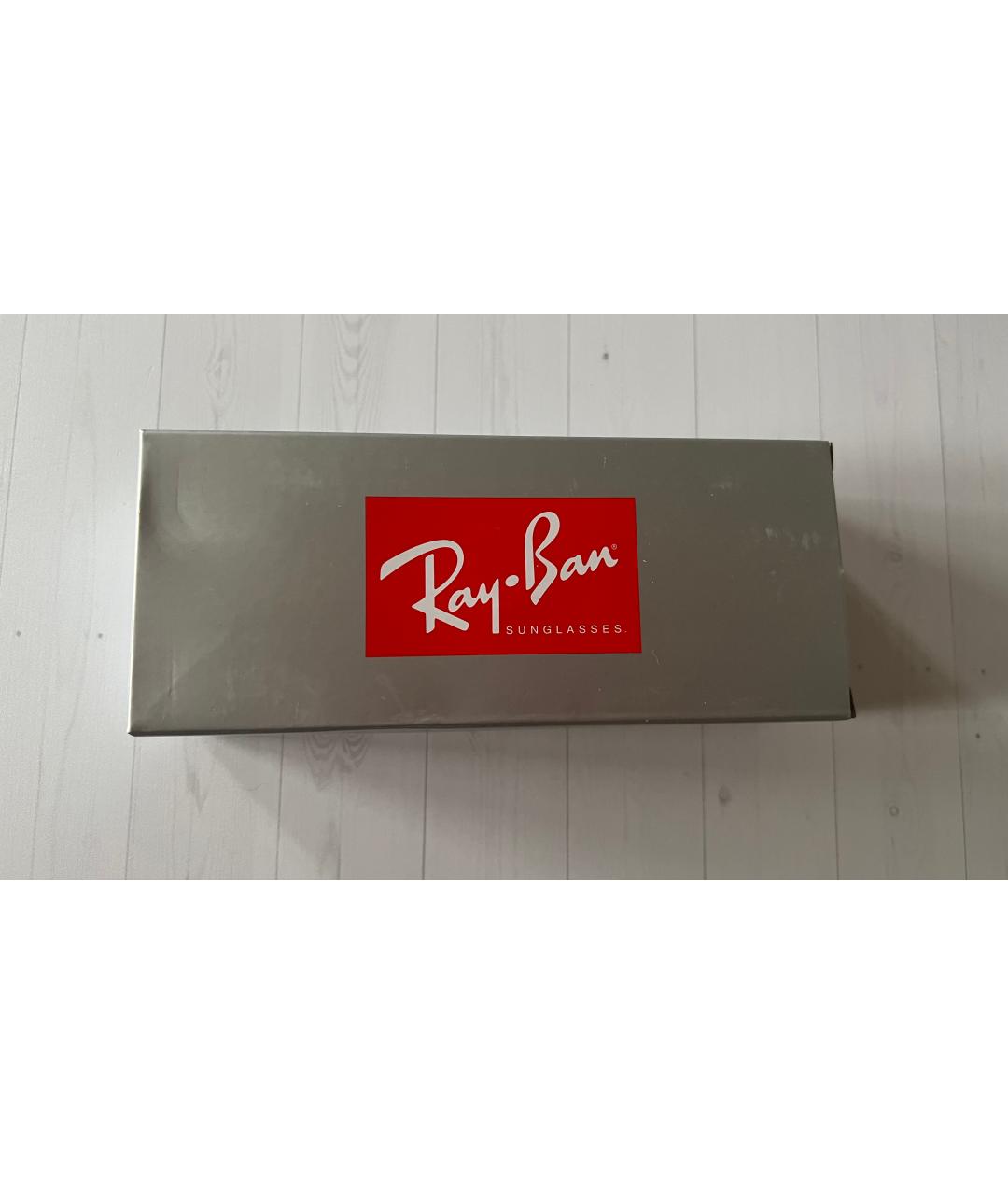 RAY BAN Золотые металлические солнцезащитные очки, фото 4