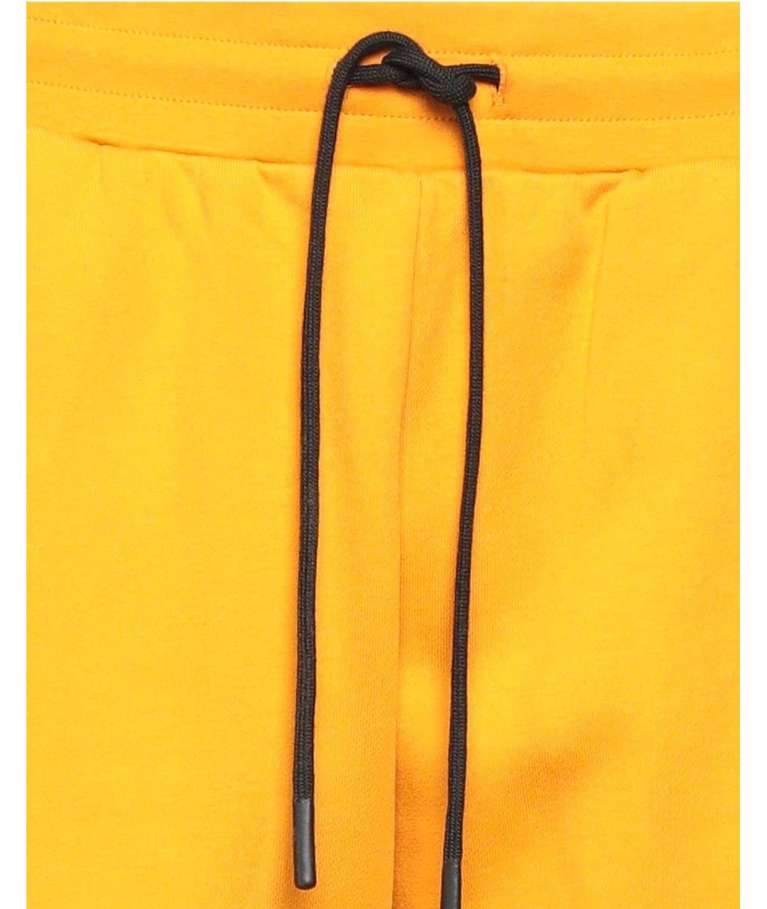 ANTONY MORATO Желтые хлопковые повседневные брюки, фото 4