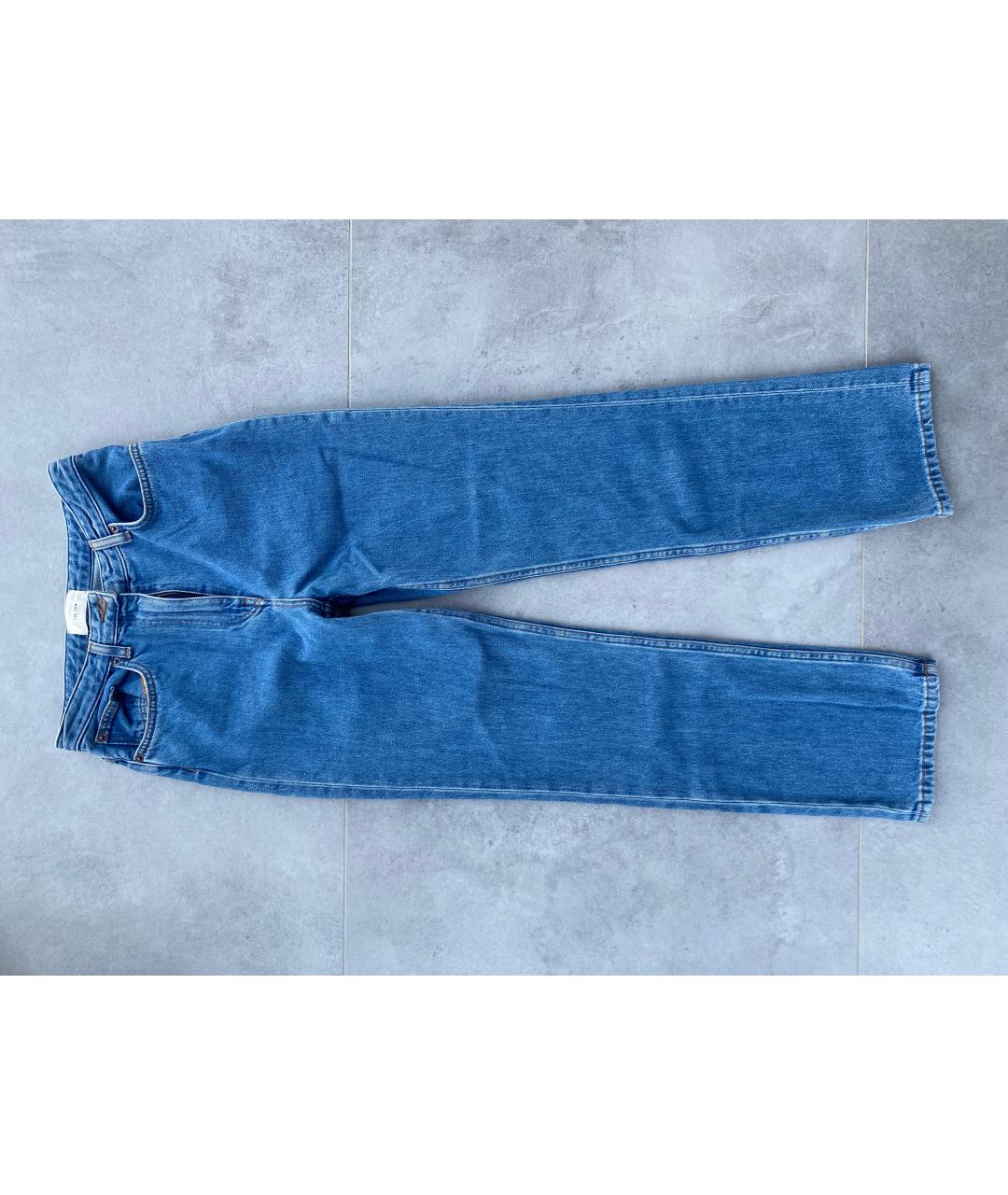 THE ROW Синие хлопковые прямые джинсы, фото 6
