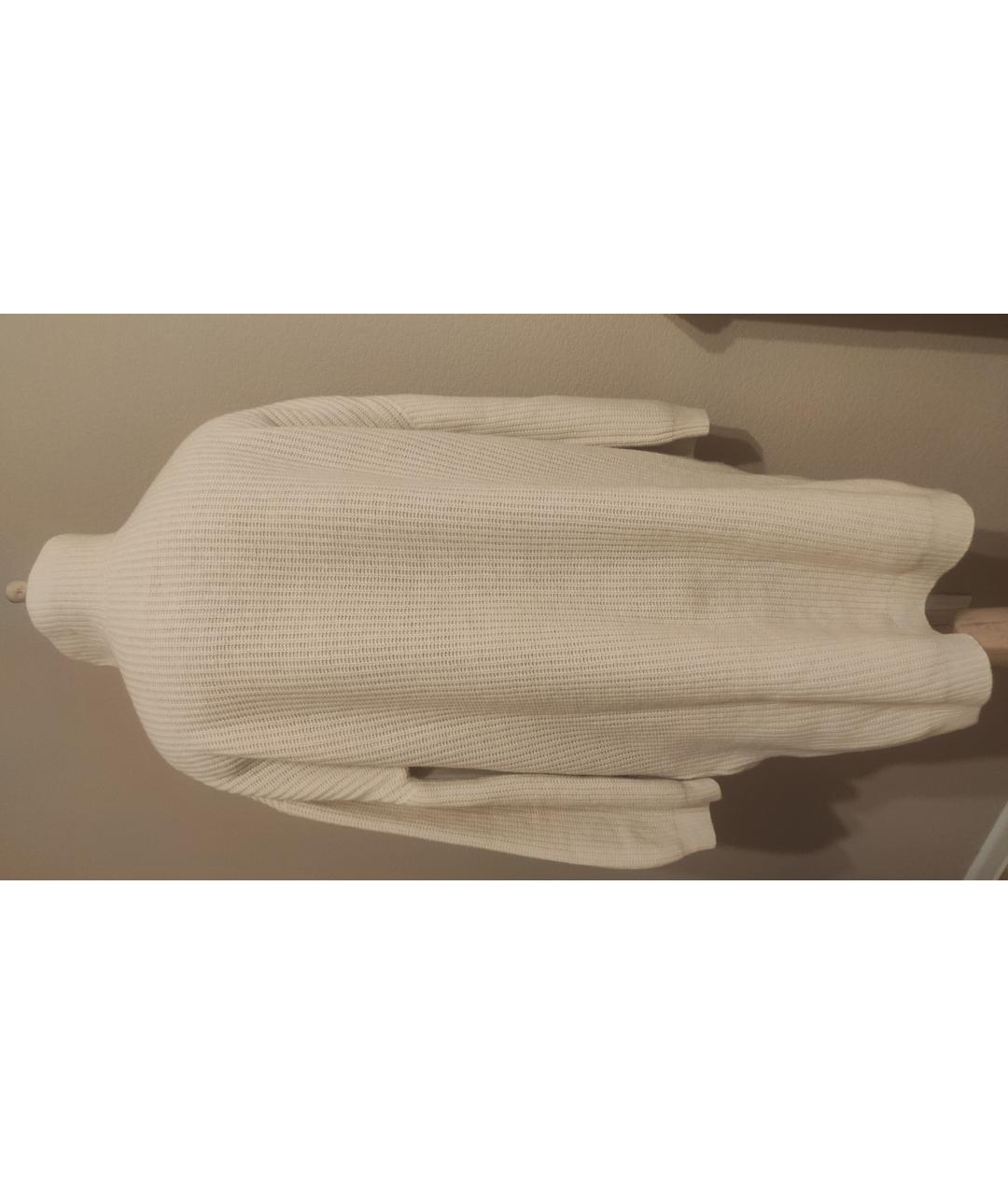 LIVIANA CONTI Белый шерстяной джемпер / свитер, фото 2