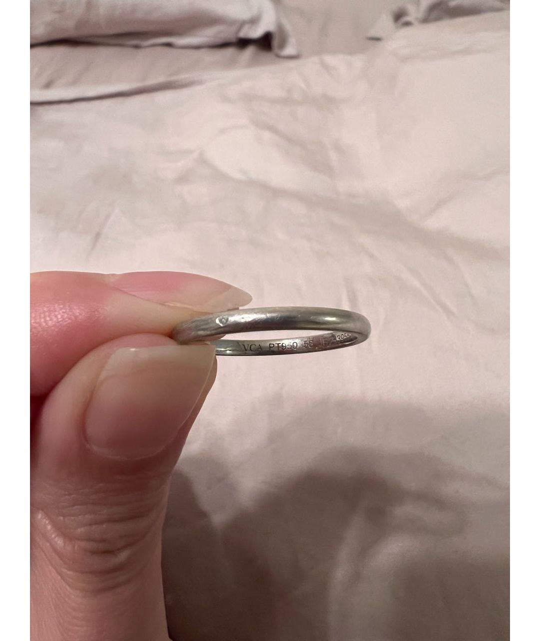 VAN CLEEF & ARPELS Серебряное платиновое кольцо, фото 3