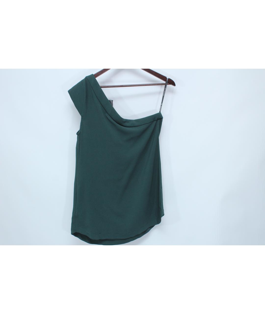 TRUSSARDI Зеленые вискозное вечернее платье, фото 10