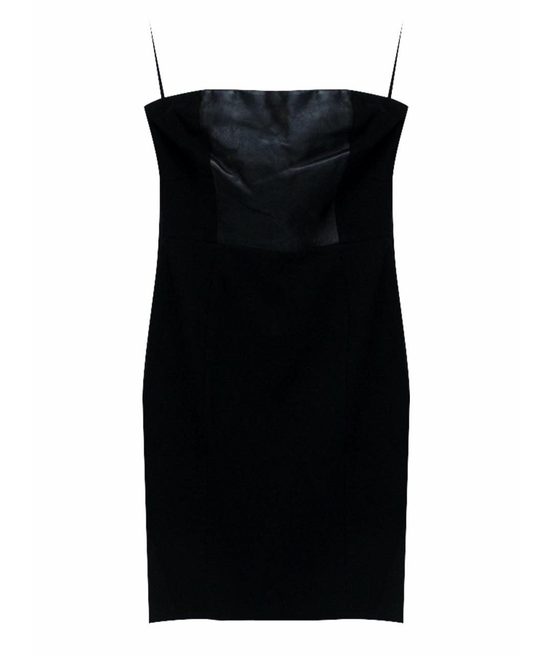TRUSSARDI Черное вискозное вечернее платье, фото 1