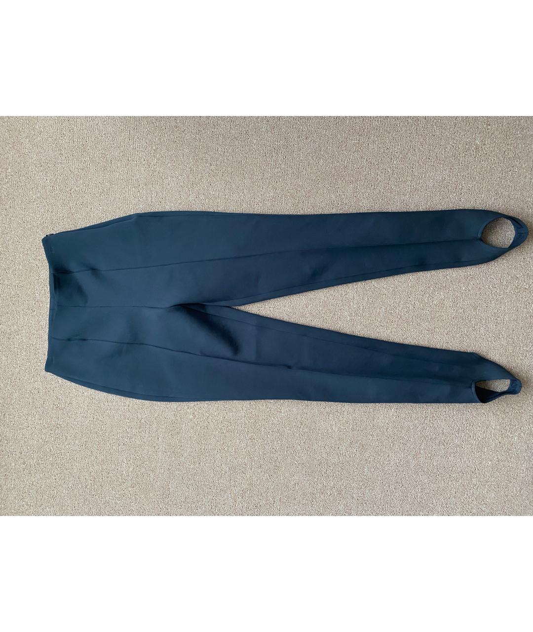 KITON Темно-синие хлопковые брюки узкие, фото 8