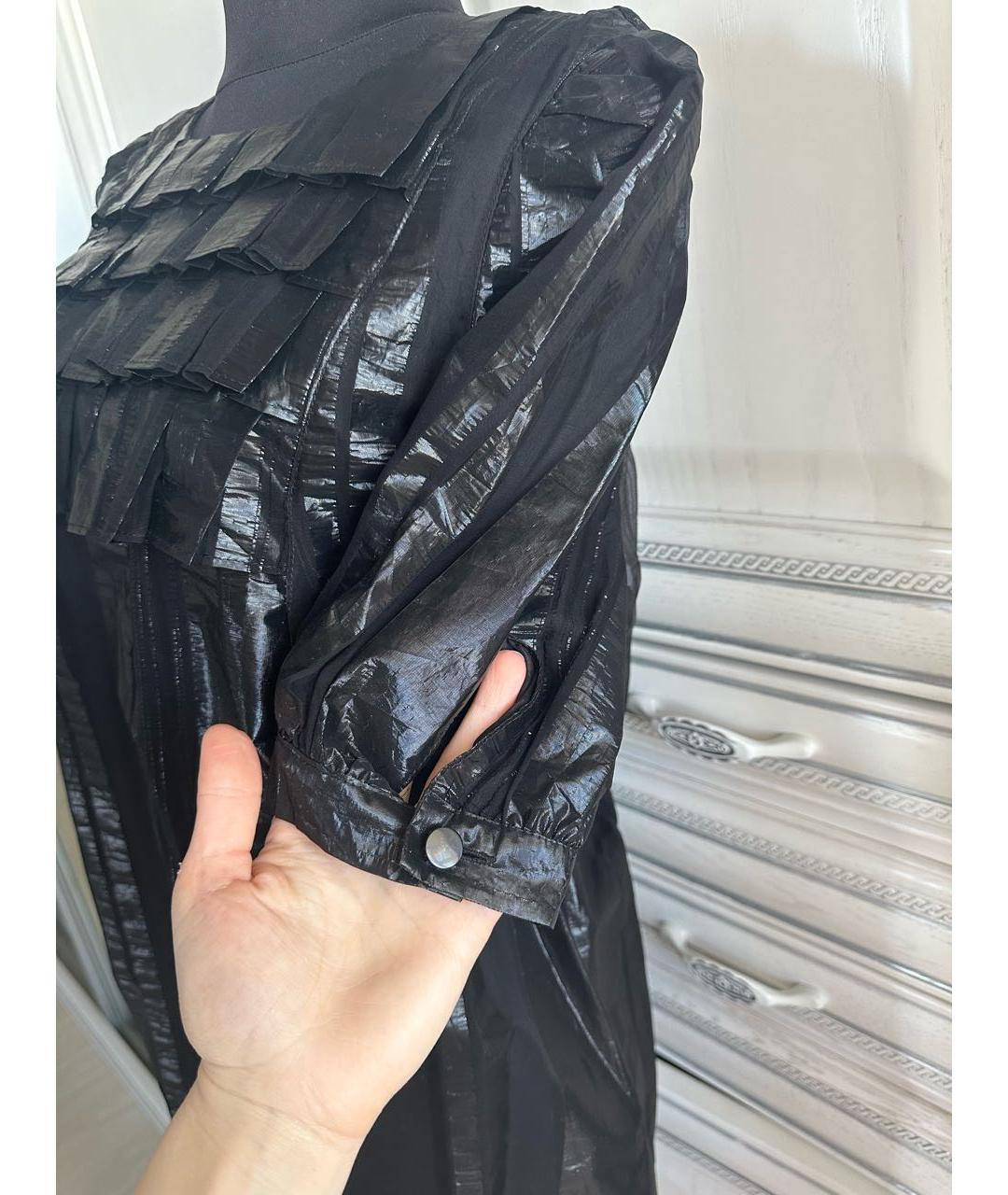 SEE BY CHLOE Черное шелковое коктейльное платье, фото 4