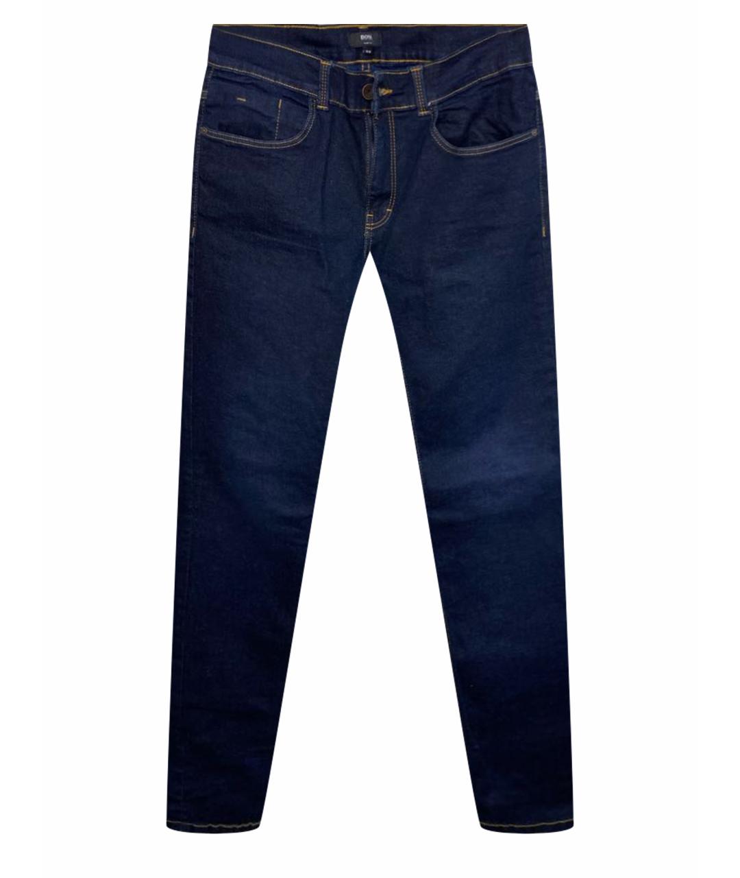 HUGO BOSS Темно-синие хлопковые брюки и шорты, фото 1