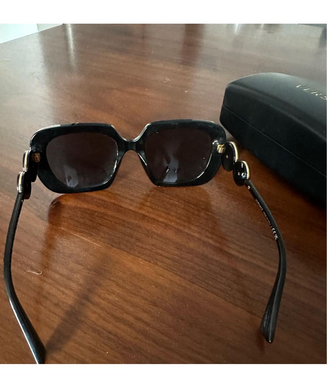 VERSACE Черные солнцезащитные очки, фото 5