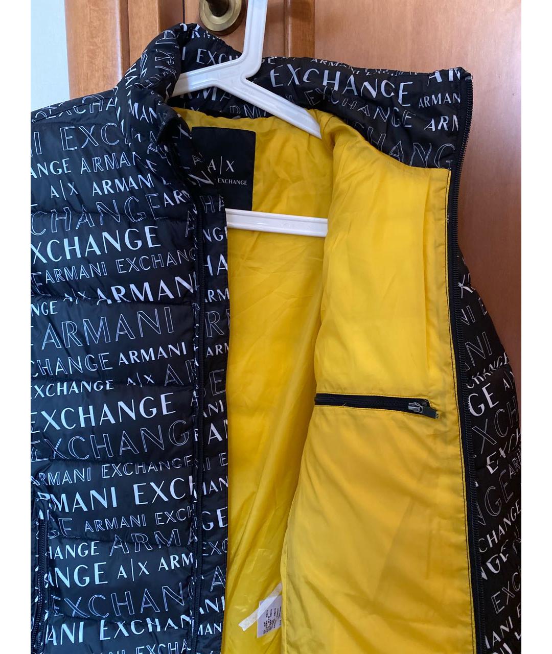 ARMANI EXCHANGE Черная полиэстеровая куртка, фото 5
