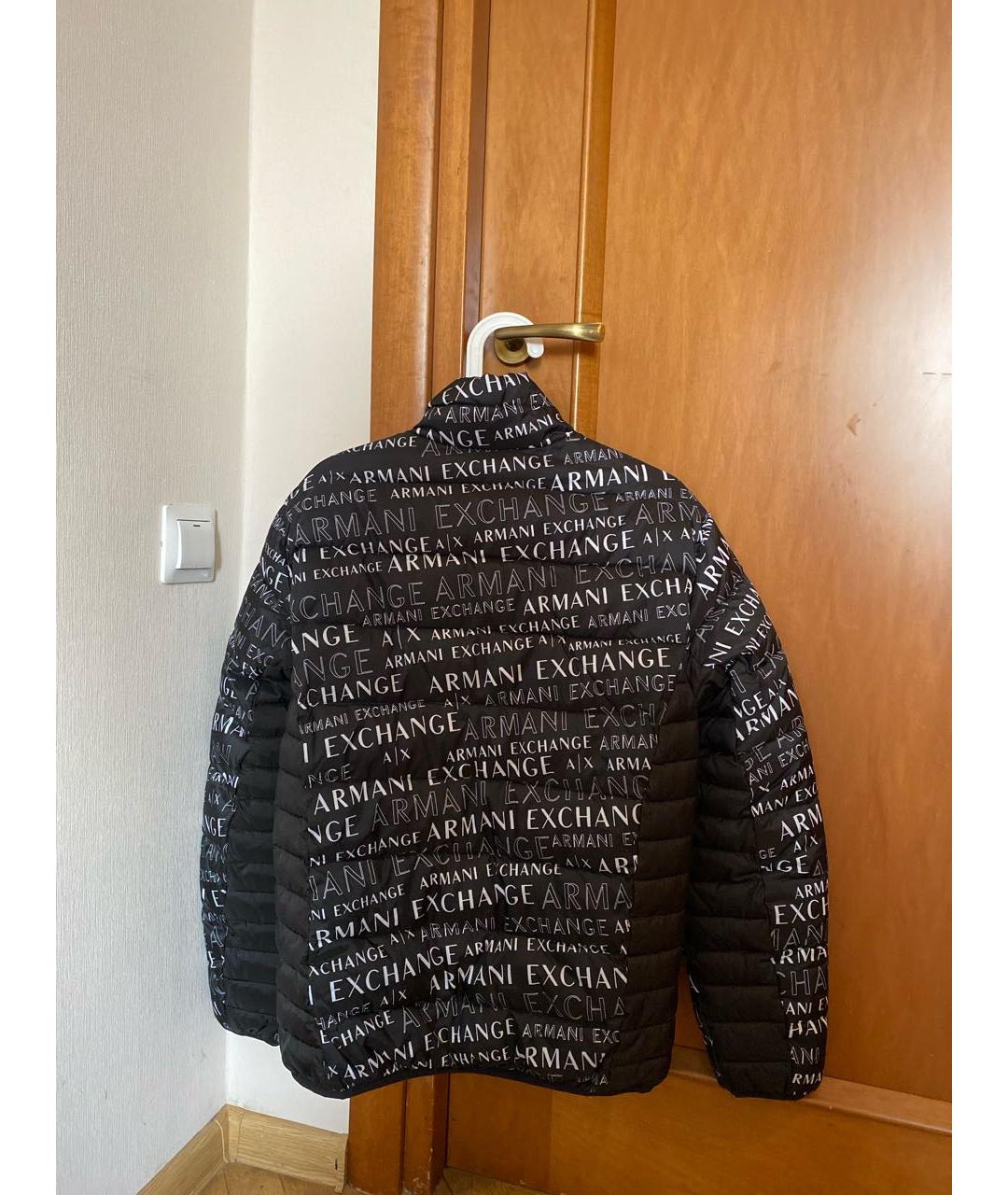 ARMANI EXCHANGE Черная полиэстеровая куртка, фото 2