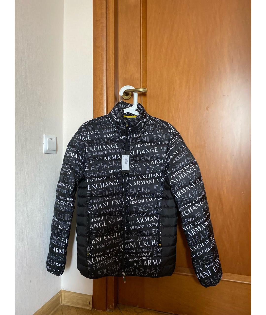 ARMANI EXCHANGE Черная полиэстеровая куртка, фото 6