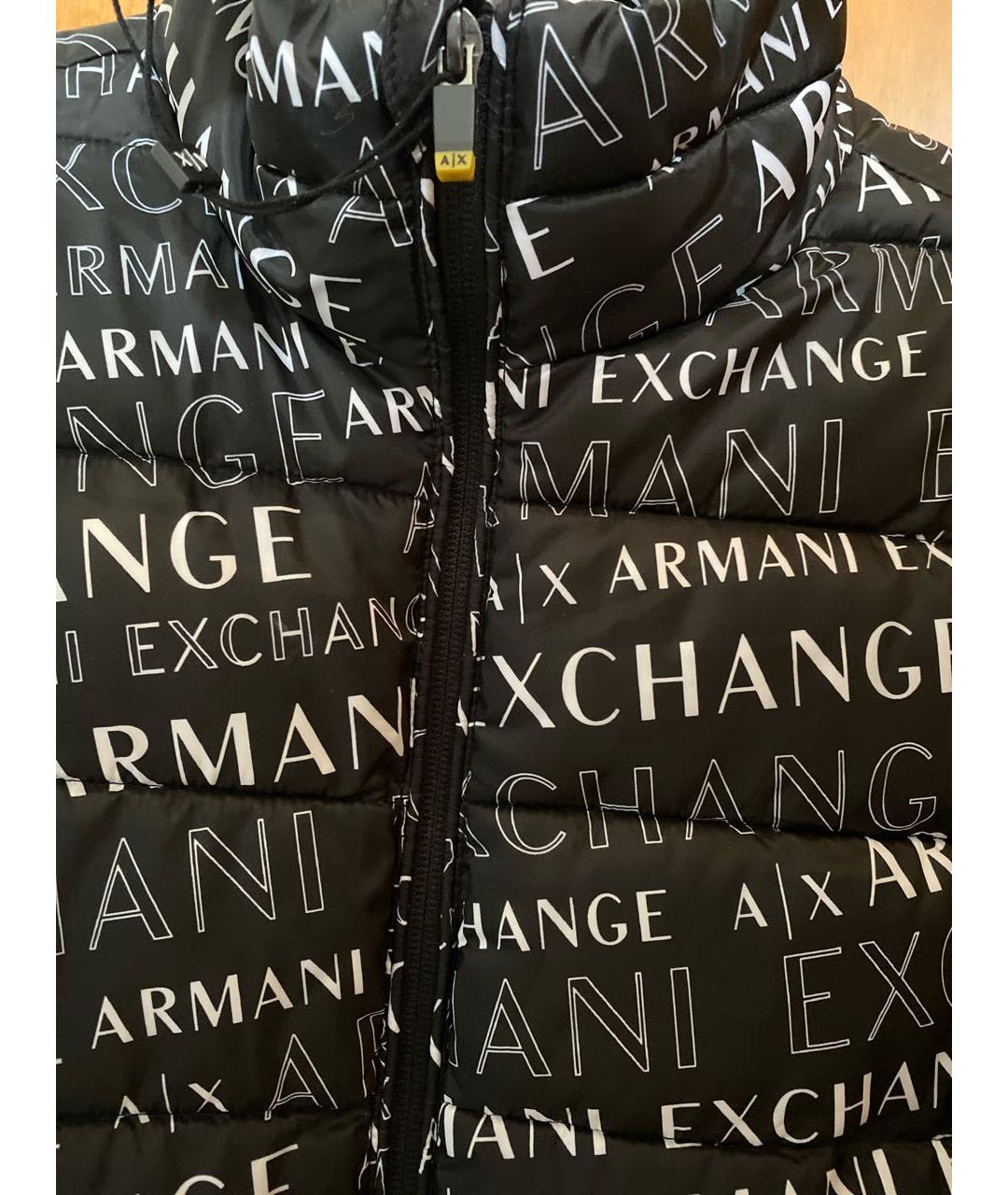 ARMANI EXCHANGE Черная полиэстеровая куртка, фото 4