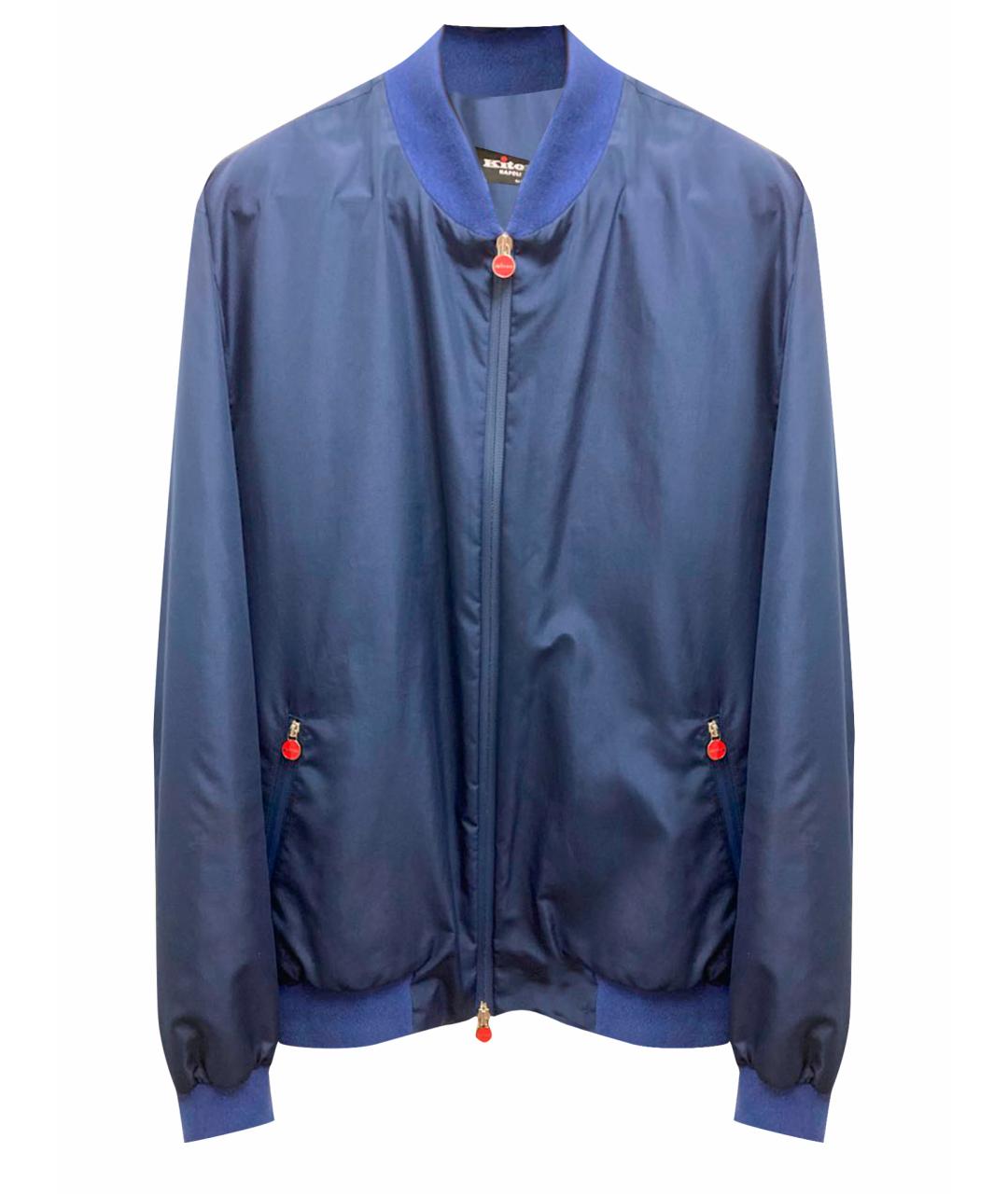KITON Темно-синяя куртка, фото 6