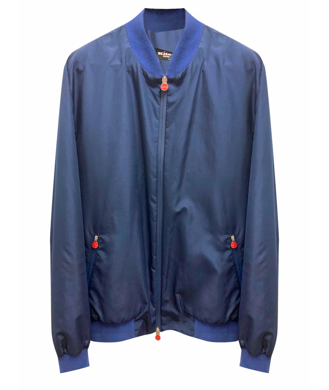 KITON Темно-синяя куртка, фото 1