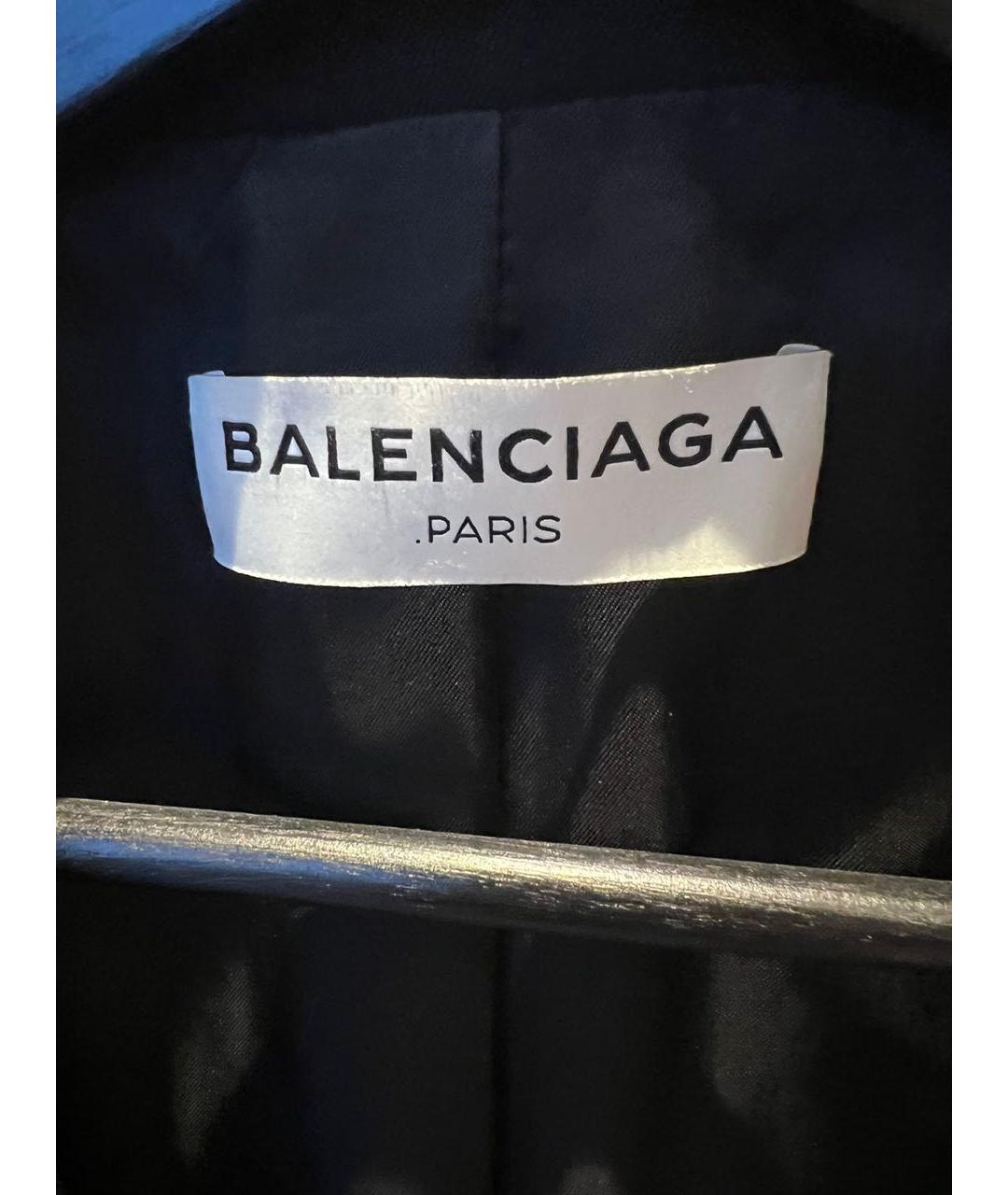 BALENCIAGA Черный жакет/пиджак, фото 4