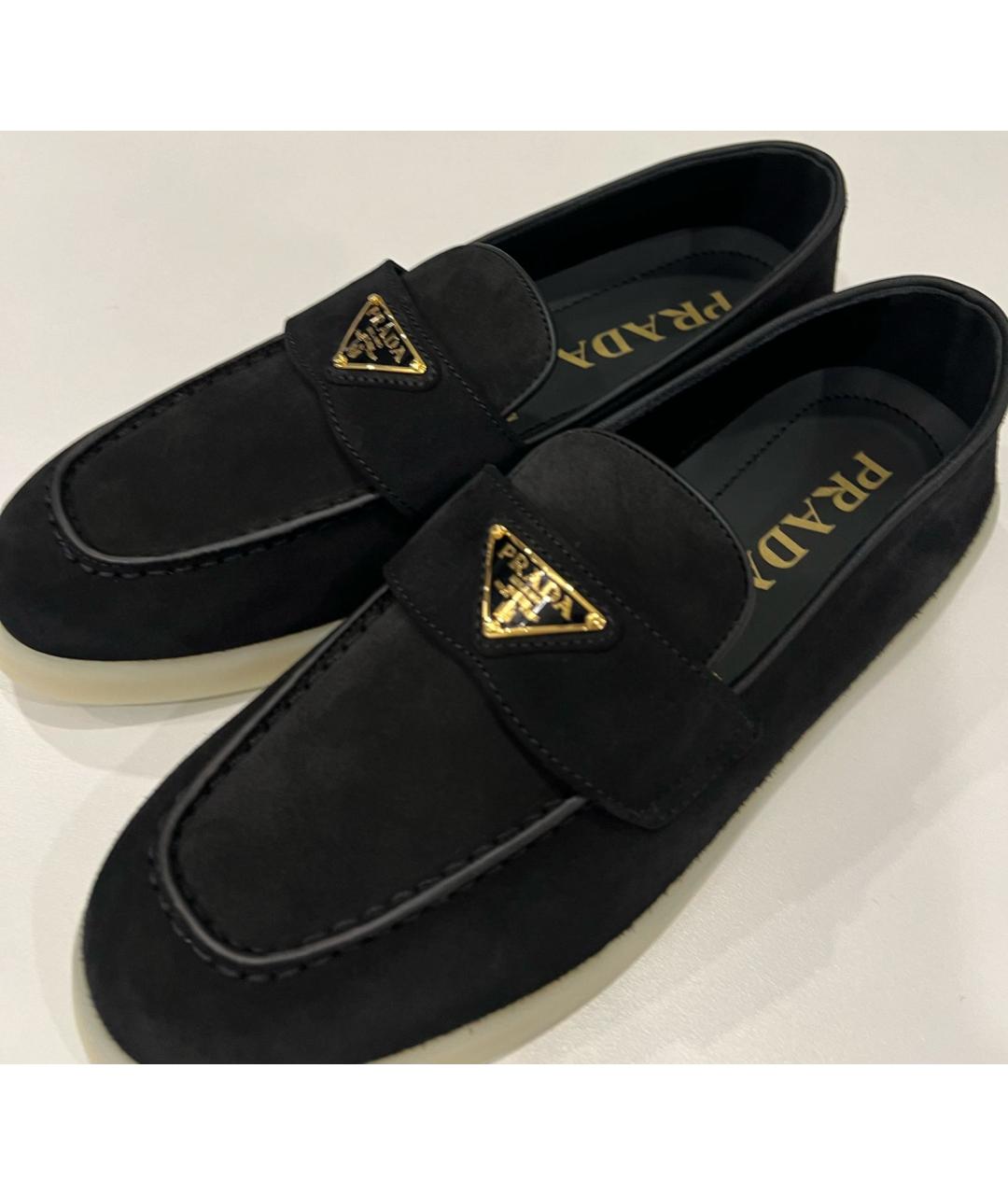 PRADA Синие лоферы, фото 5