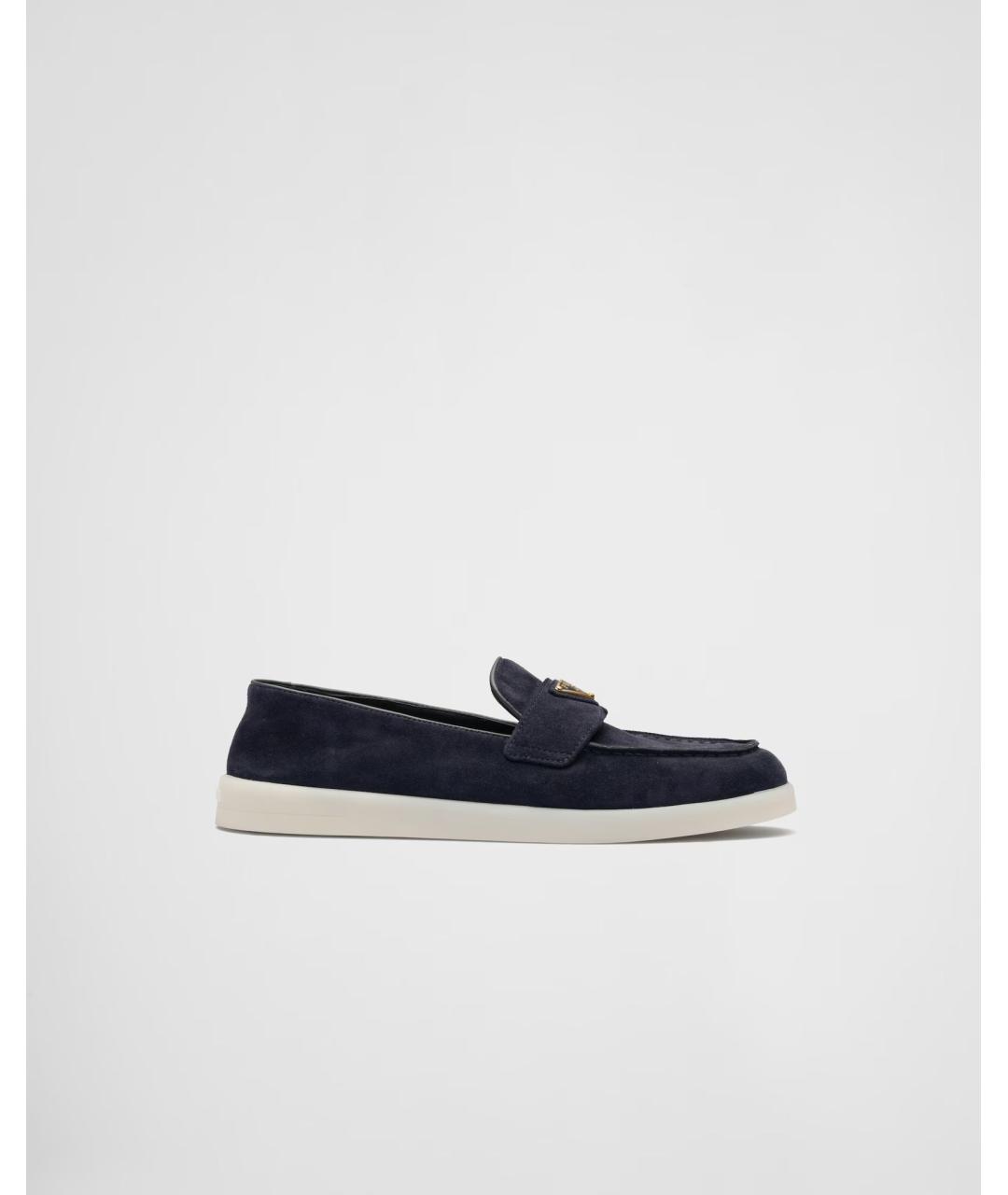 PRADA Синие лоферы, фото 6