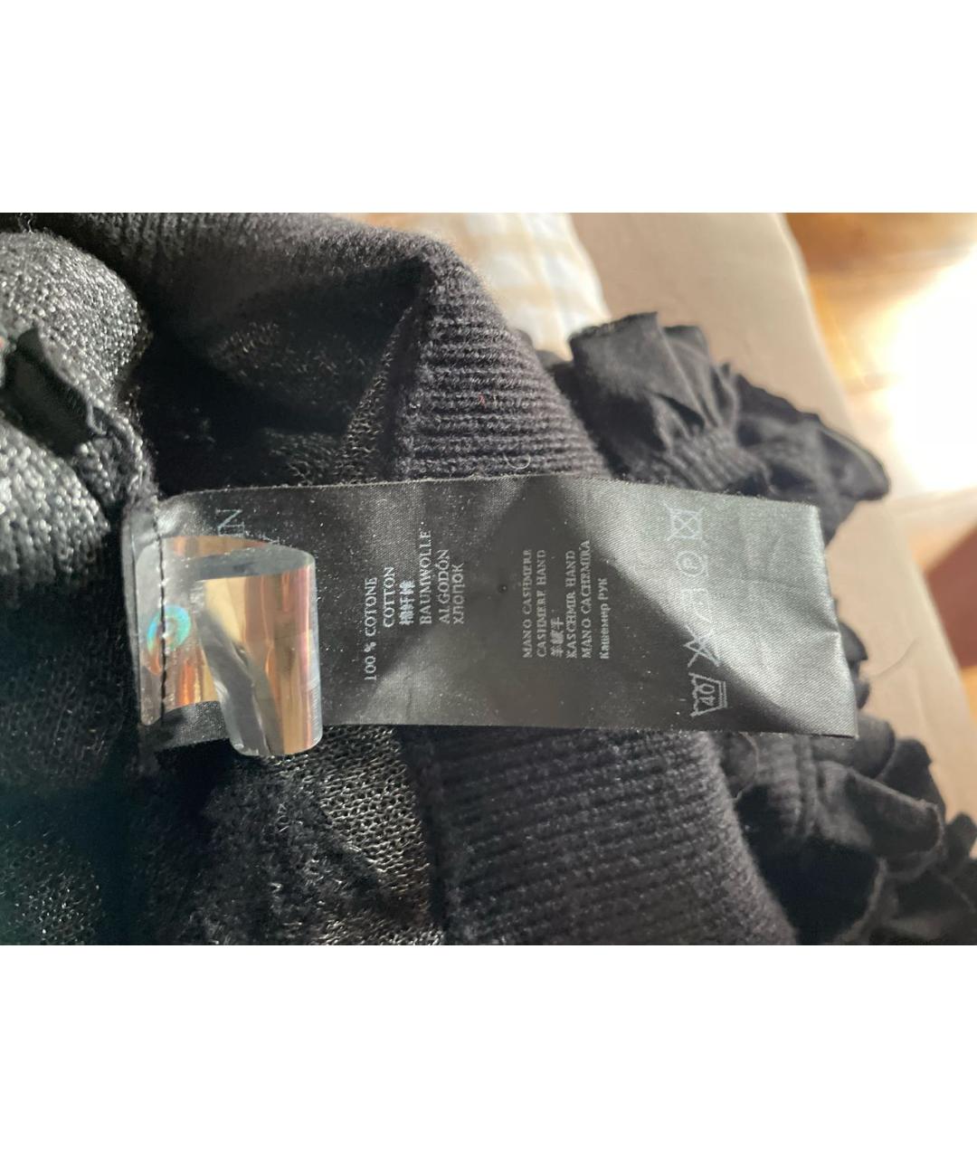 PHILIPP PLEIN Черный хлопковый джемпер / свитер, фото 5