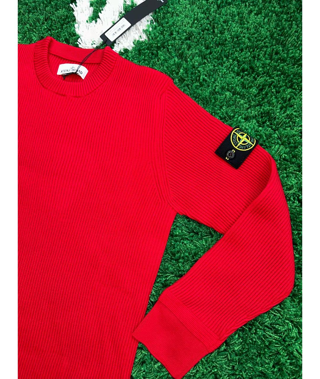STONE ISLAND Красный джемпер / свитер, фото 4