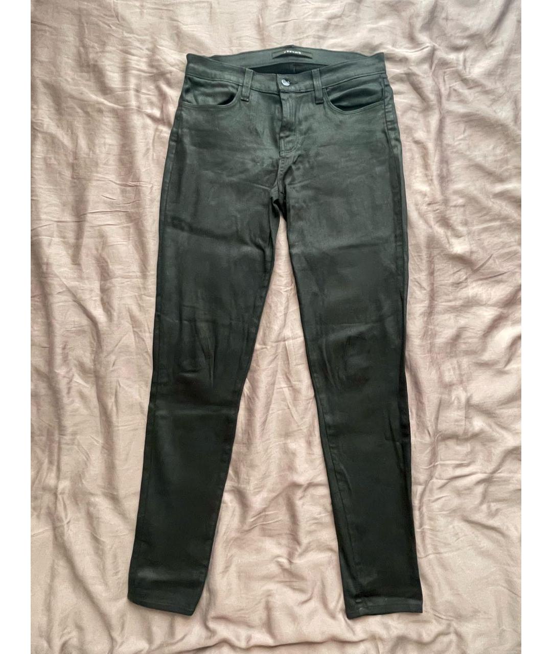 JBRAND Черные хлопко-эластановые джинсы слим, фото 6