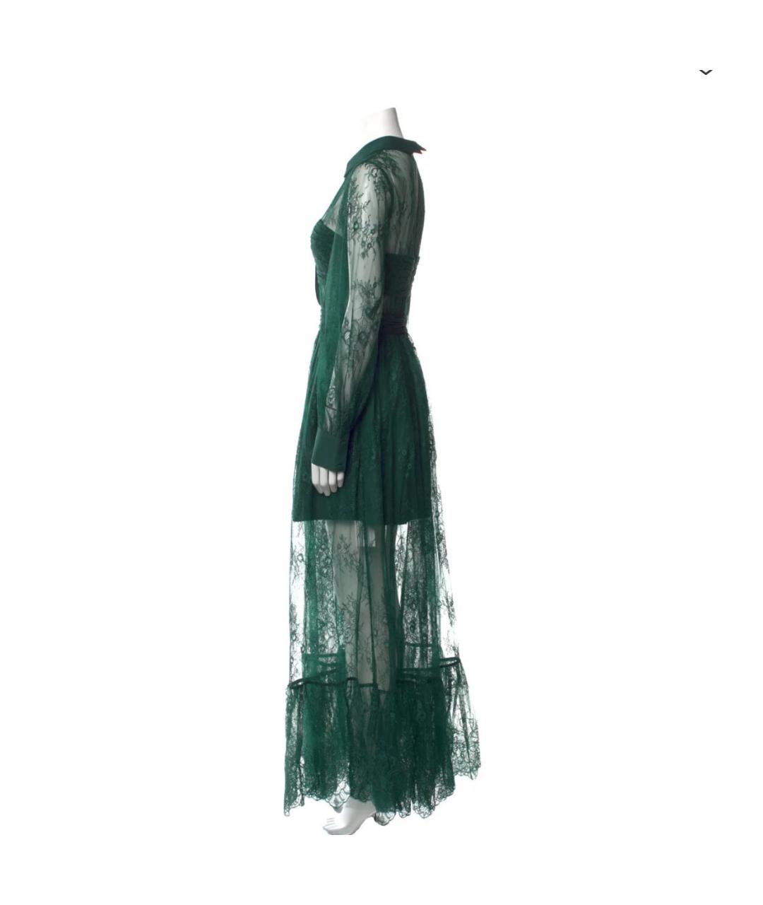 SELF-PORTRAIT Зеленые платье, фото 3