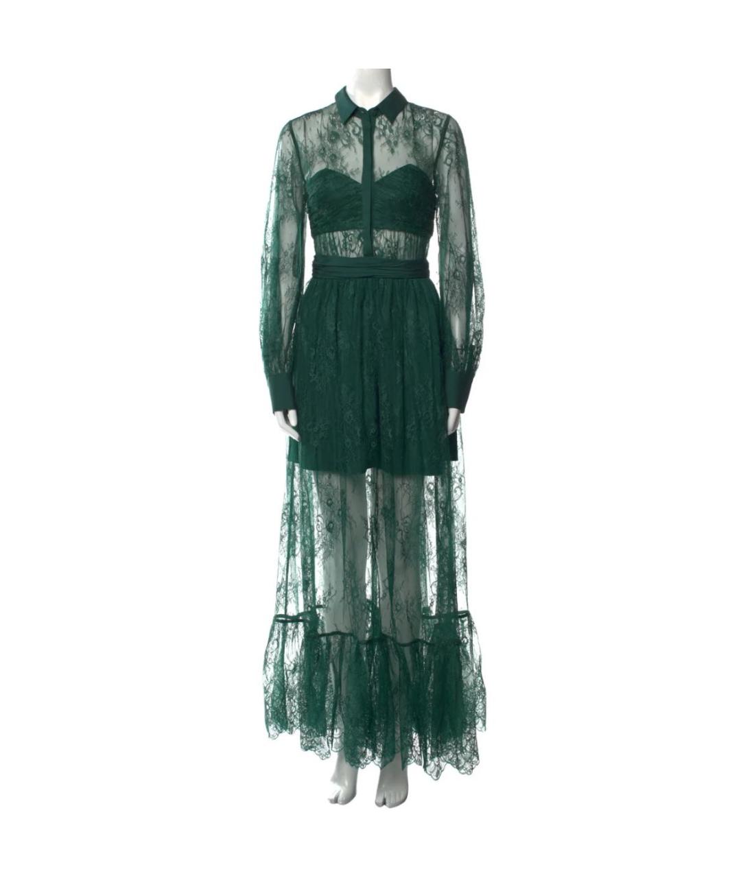 SELF-PORTRAIT Зеленые платье, фото 9