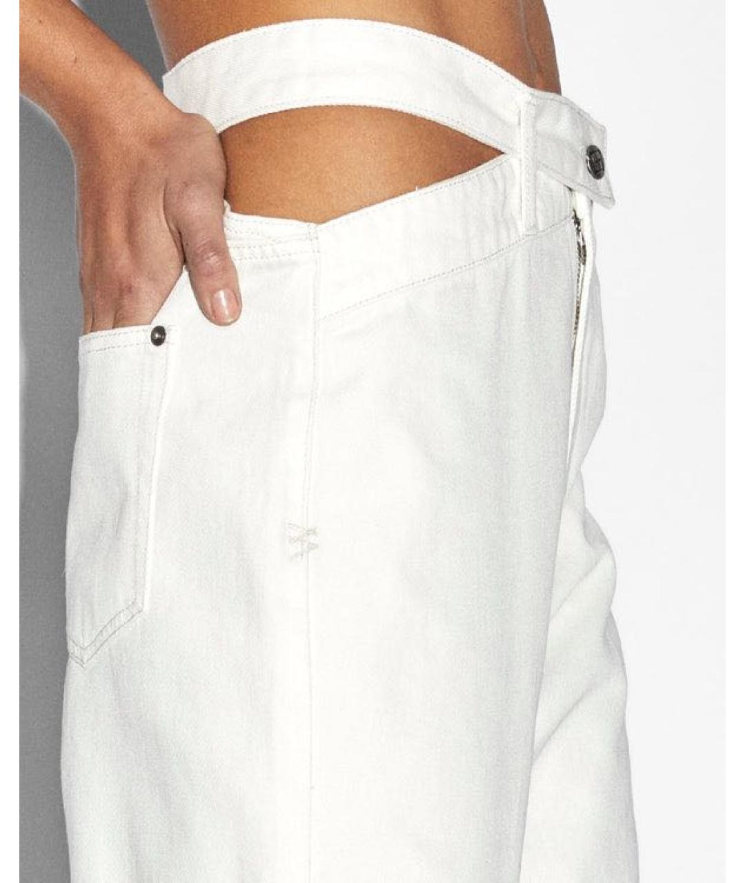 KSUBI Белые хлопковые джинсы слим, фото 4