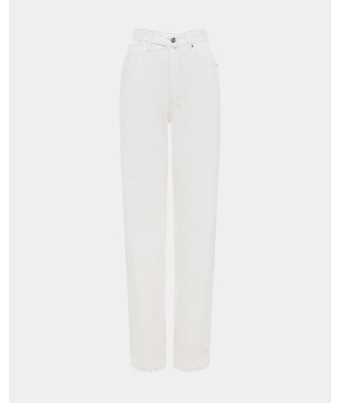 KSUBI Белые хлопковые джинсы слим, фото 5