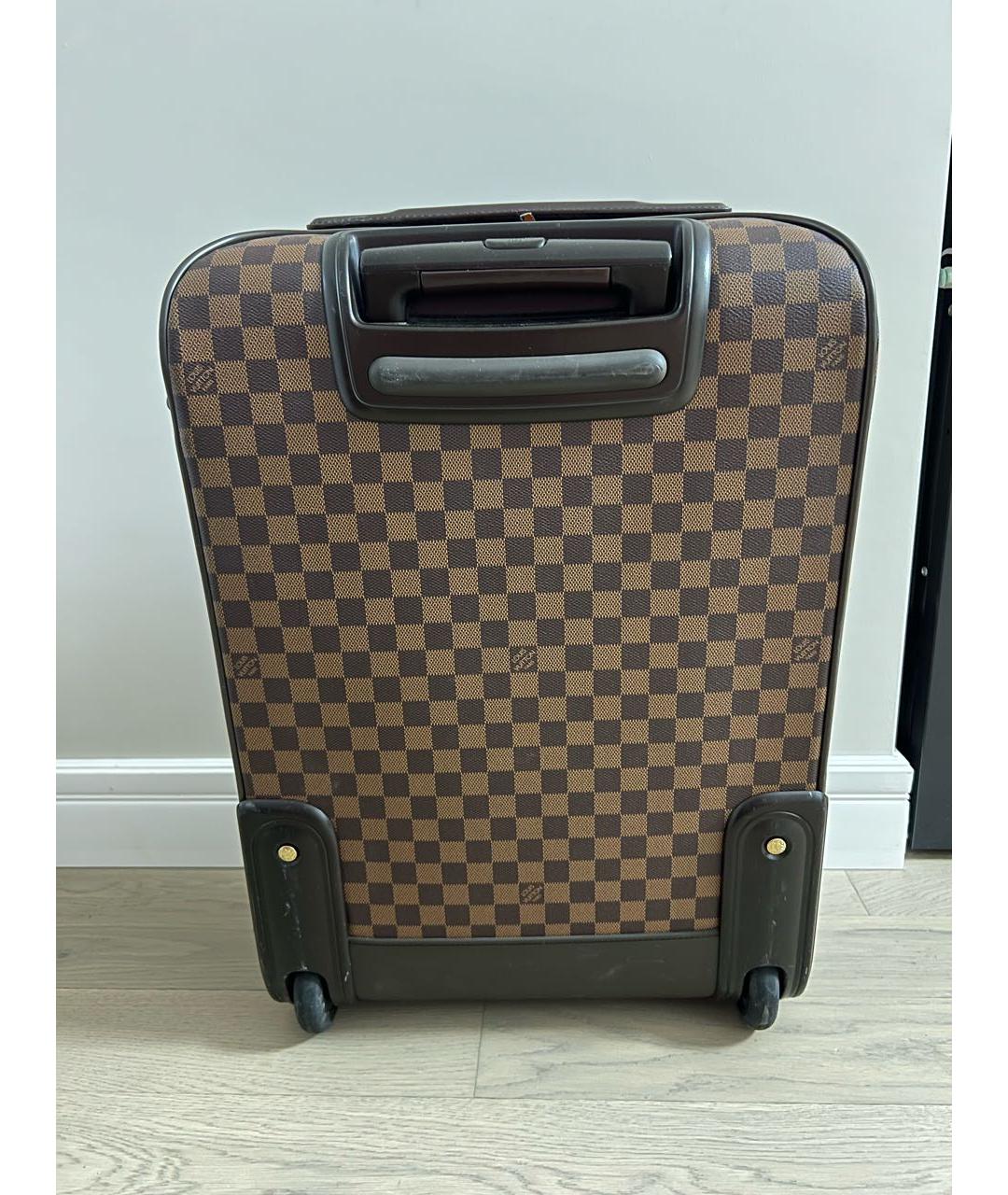 LOUIS VUITTON PRE-OWNED Коричневая дорожная/спортивная сумка, фото 5