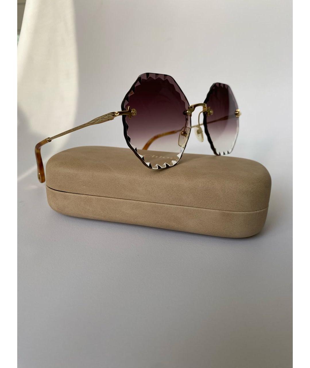 CHLOE Фиолетовые солнцезащитные очки, фото 2