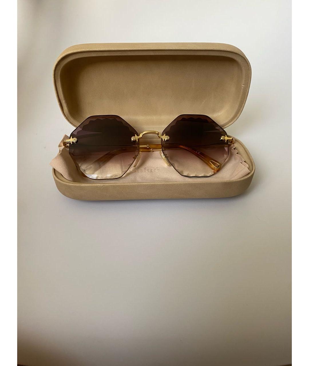 CHLOE Фиолетовые солнцезащитные очки, фото 5