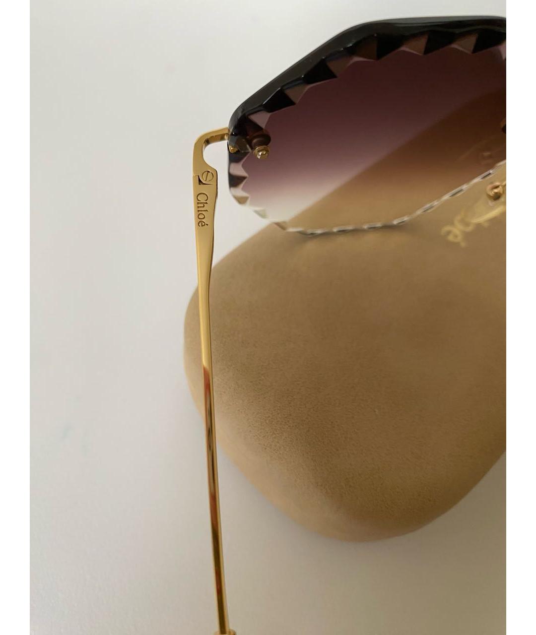 CHLOE Фиолетовые солнцезащитные очки, фото 3
