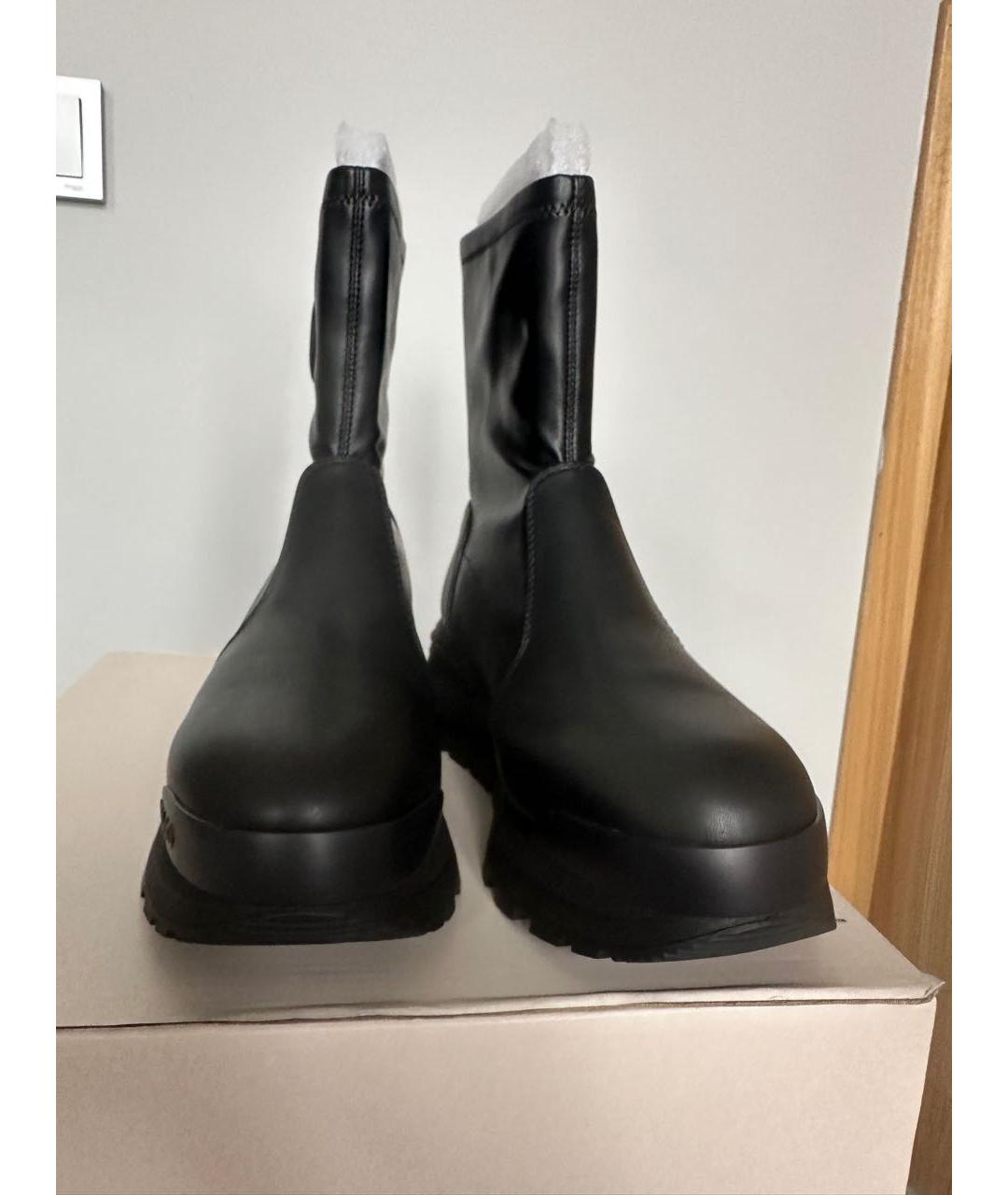 LIU JO Черные ботинки из искусственной кожи, фото 4