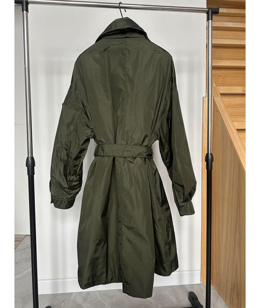 MONCLER Зеленая полиамидовая куртка, фото 2
