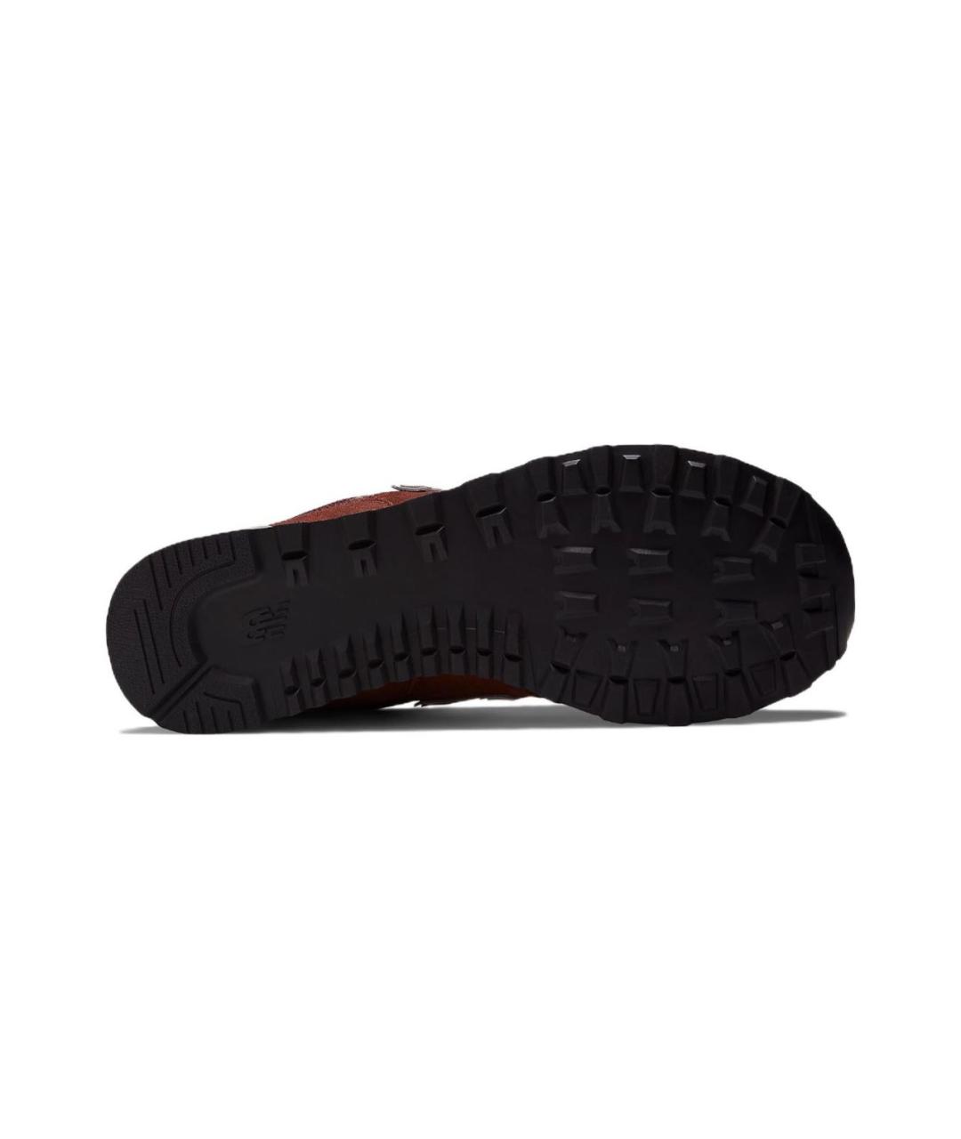 NEW BALANCE Бордовые низкие кроссовки / кеды, фото 4