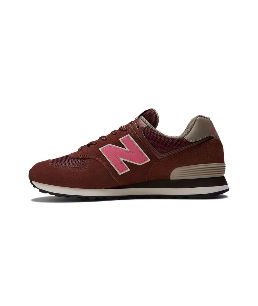 NEW BALANCE Бордовые низкие кроссовки / кеды, фото 5