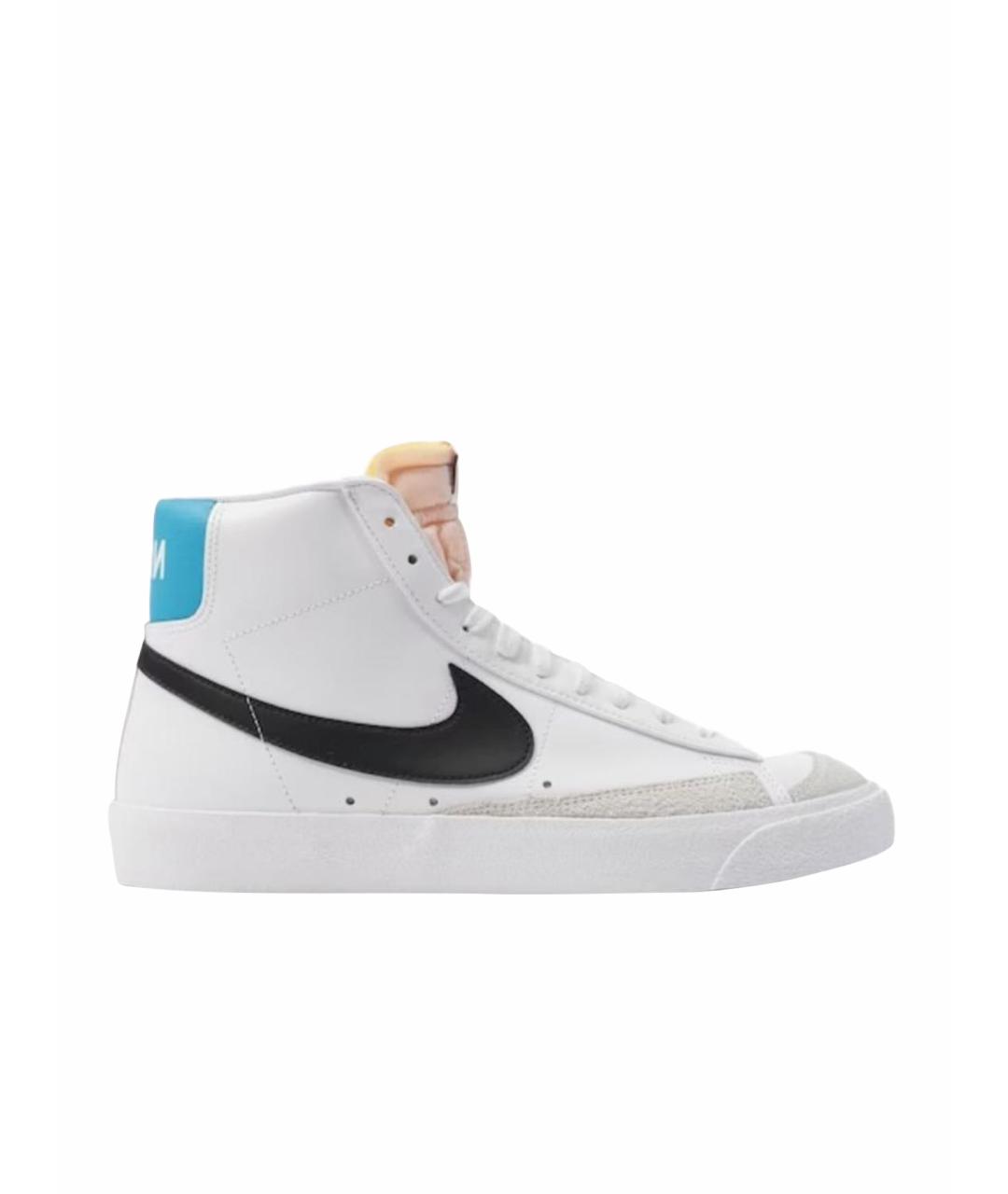NIKE Белые высокие кроссовки / кеды, фото 1