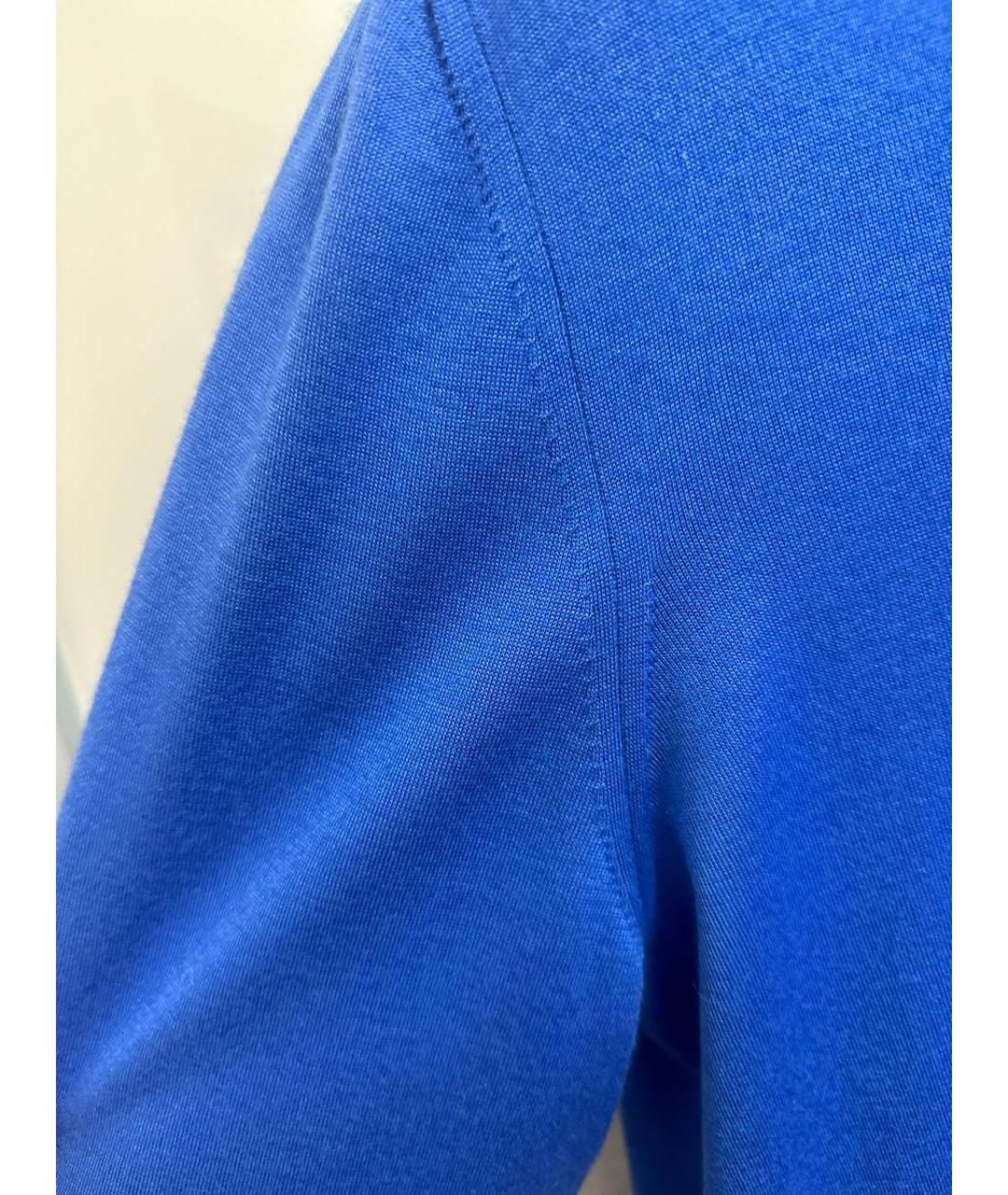 KITON Синий кашемировый джемпер / свитер, фото 4