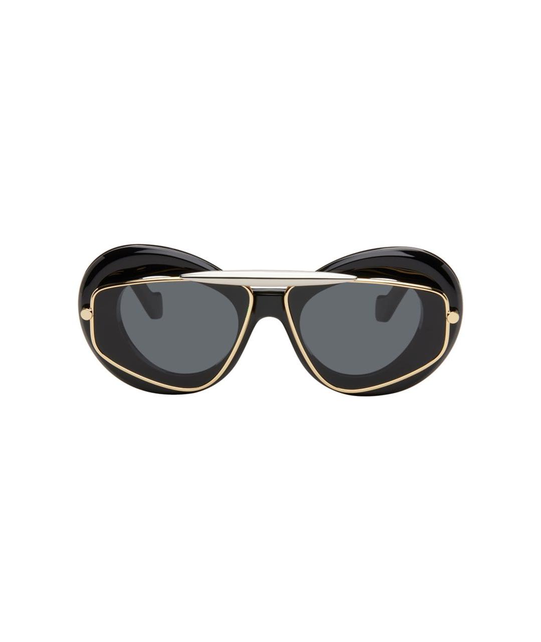 LOEWE Черные пластиковые солнцезащитные очки, фото 5