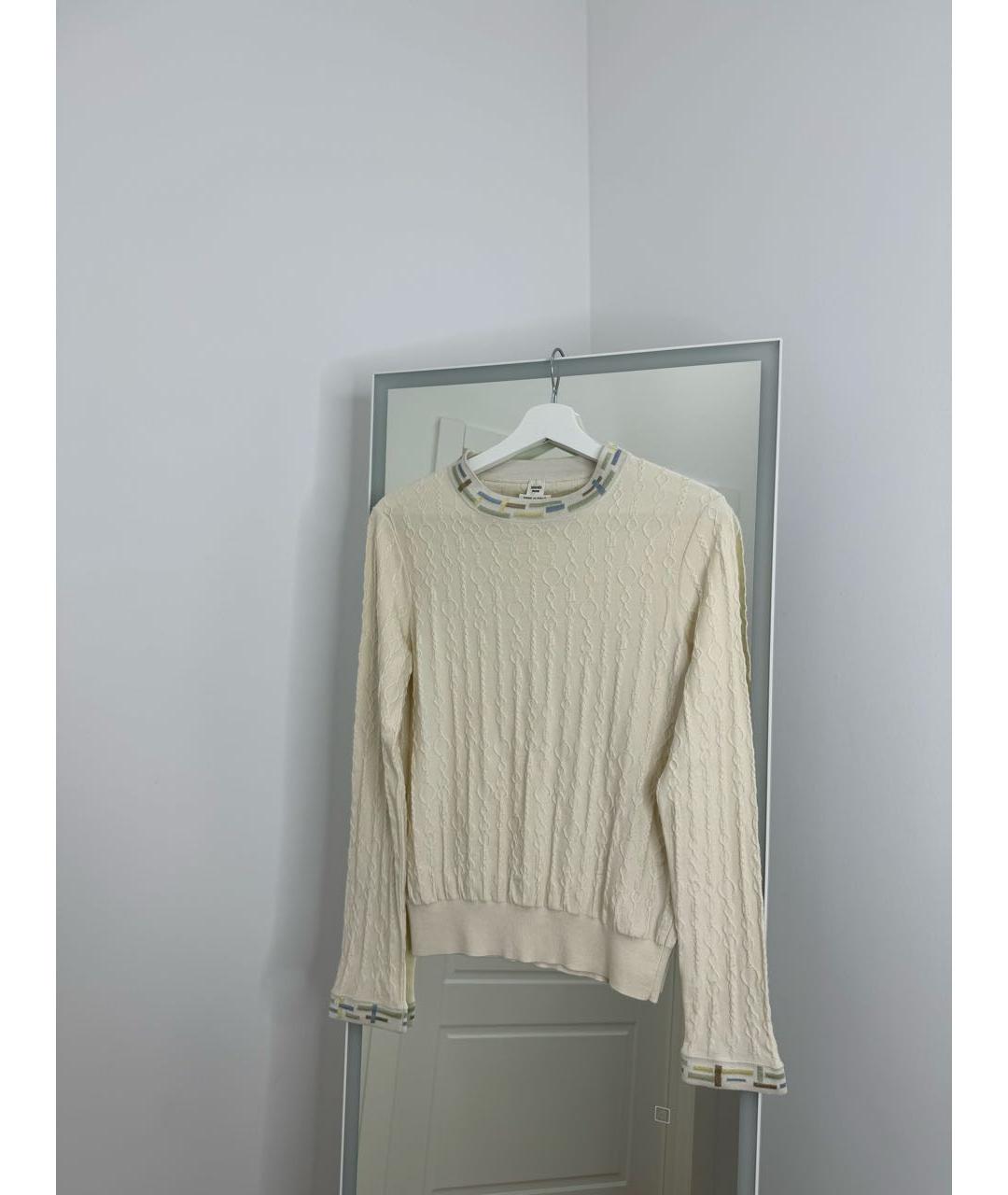 HERMES PRE-OWNED Бежевый кашемировый джемпер / свитер, фото 8